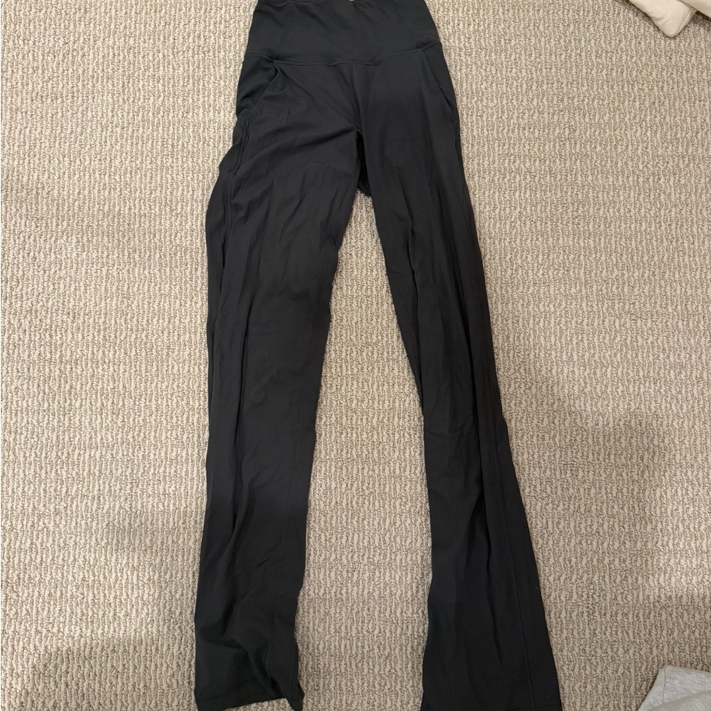 Lululemon Athletica Black Flared Leggings